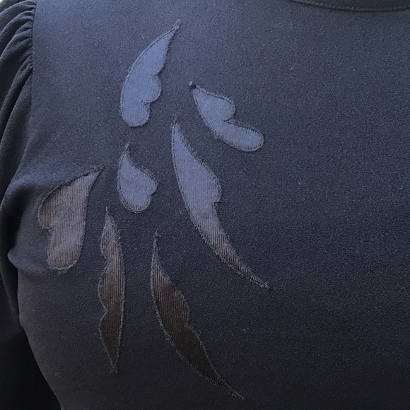 Vintage CARINA Black Blouse - Picture 2 of 4